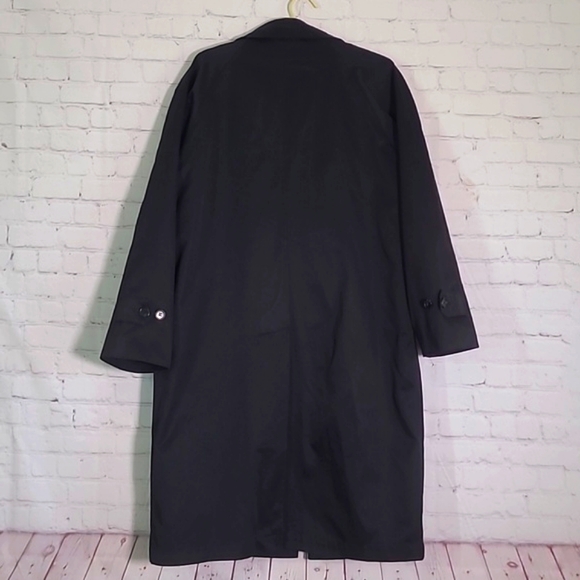Jean-Paul Germain Elements All Weather Coat Trench Dress Black Size 40S - Picture 13 of 17